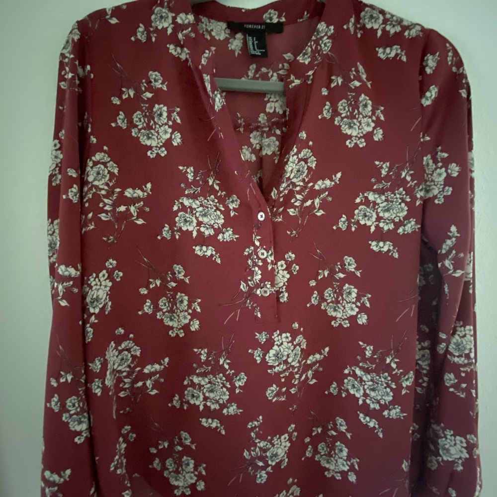 Forever 21 floral Blouses